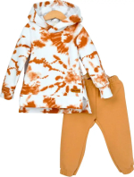 Фотография товара Комплект детский Тай дай Baby boom, р. 98, цвет коричневый