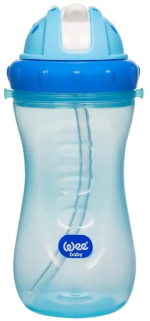 Фотография товара Поильник WeeBaby с трубочкой и ремешком 340 мл