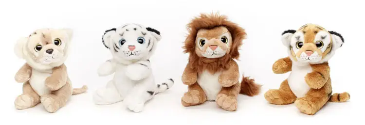 Игрушка мягконабивная Дикие детеныши, в асс 4, 18см