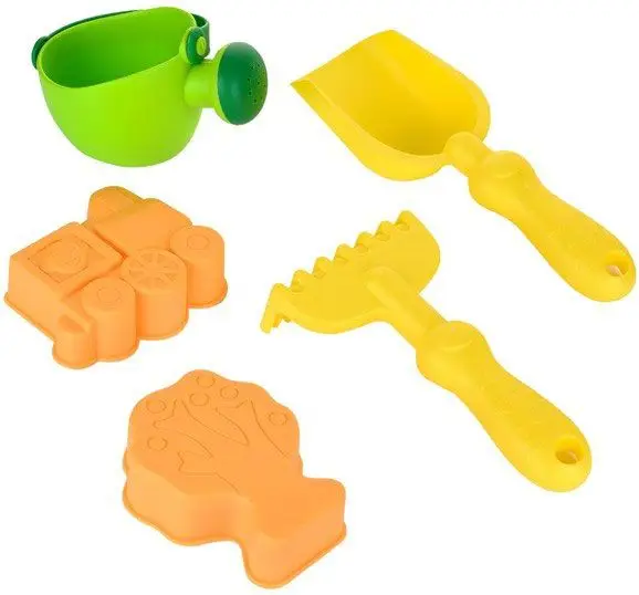 Игрушки для Песочницы Maxi Toys Лейка, Формочки Лопатка и Грабельки