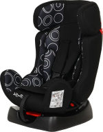 Фотография товара Удерживающее устройство для детей BamBola 0-25 кг Piloto, черное с белыми круги