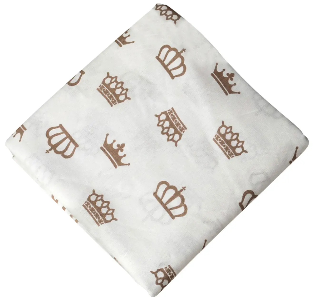 Наволочка AmaroBaby 40х60 бязь Короны кофе