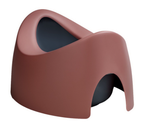 Фотография товара ТЕГА Горшок туалетный Teggi Розовый/Серый