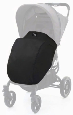 Накидка на ножки Valco baby Boot Cover Snap, Snap 4 / Coal Black