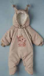 Фотография товара Комбез демисезонный "Рысенок" Little Star, темно-бежевый, р.68