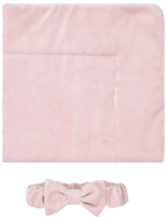 Фотография товара Плед + пояс Наследник Выжанова, пудра, 95х95см