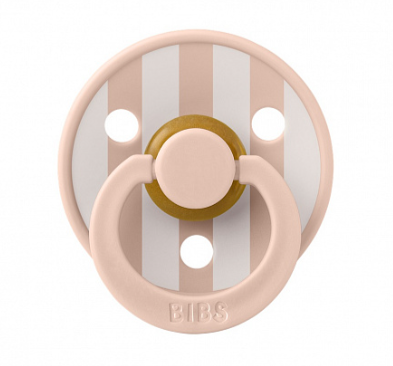 Фотография товара Пустышка латексная BIBS Studio Colour - Block - Blush Ivory, 0+ мес.