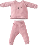 Фотография товара Комплект 2 предмета Пикколино-2, футер, розовая пудра, размер 24, рост 74-80 см