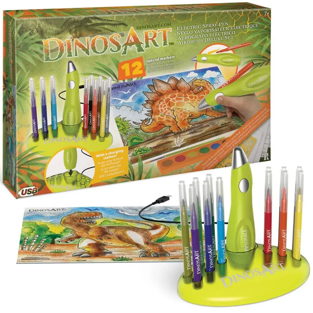 Набор для рисования Nebulous Stars Dino аэрозольными маркерами