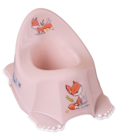 Фотография товара ТЕГА Горшок туалетный со звук.эфф.антискольз. Лесная сказка Розовый