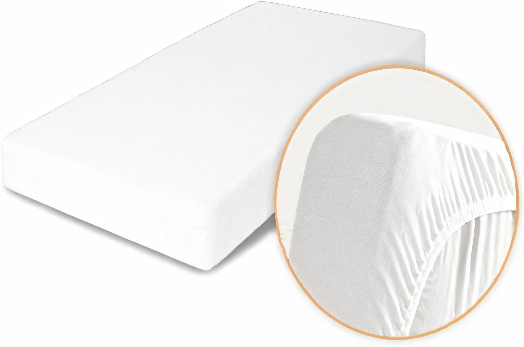 Фотография товара К Наматрасник Аквастоп с резинкой по перим. (мягкий трикотаж) IN-84*59 см. Nuvola