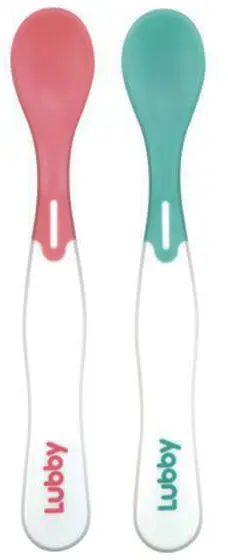 Набор безопасных ложек Lubby Термочувствительные 2 штуки