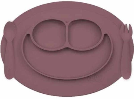 Фотография товара Тарелка с подставкой цвет сливовый EZPZ MINI MAT