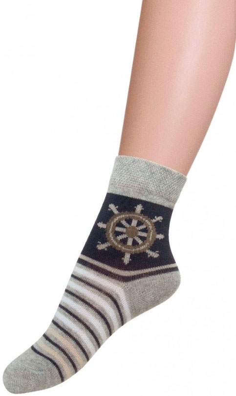 Носки детские Para socks N1D37 серый меланж 12