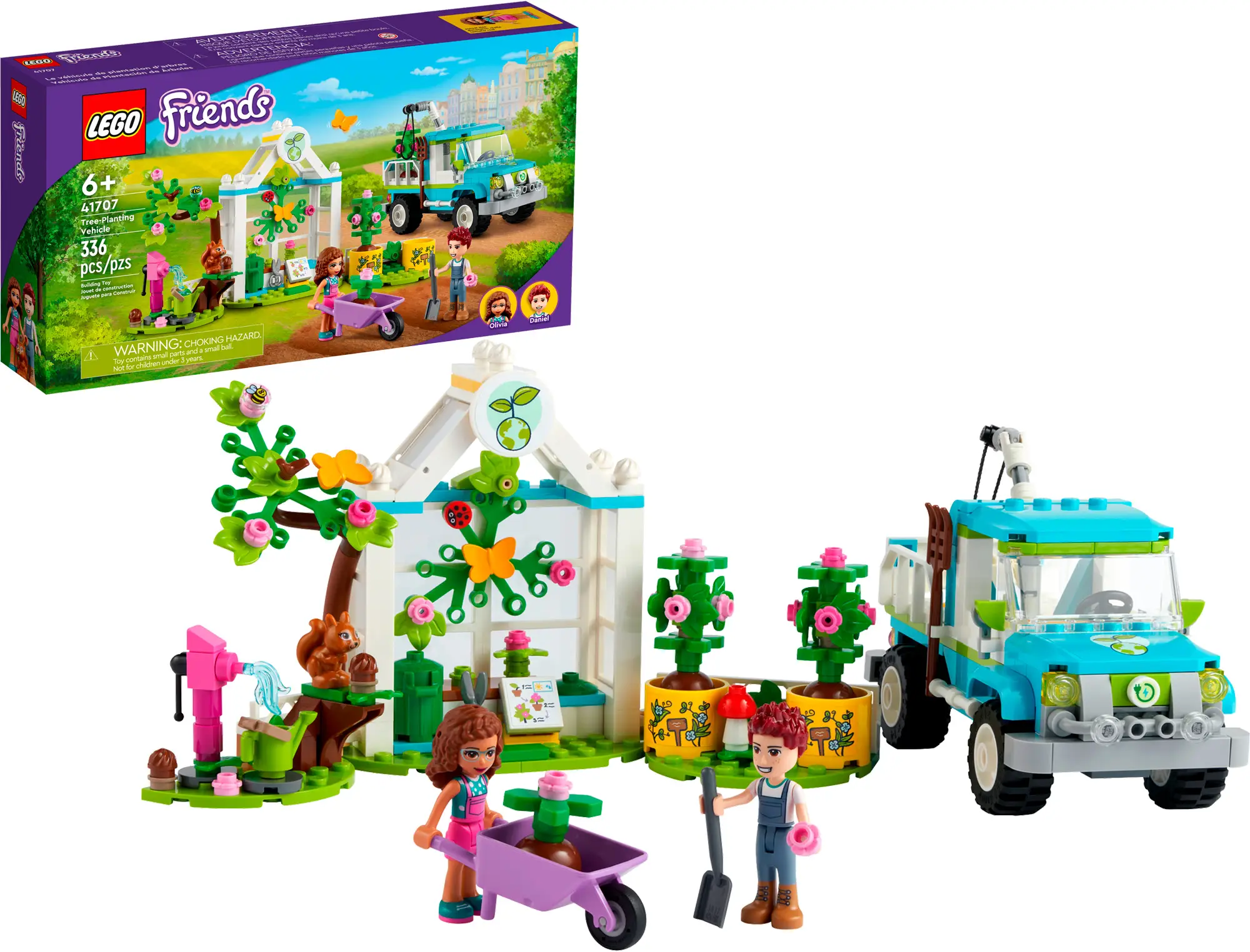 Конструктор Lego Friends 41707 Машина для посадки деревьев