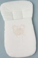 Фотография товара Конверт "Микаэль" Little Star на 2-х молниях с ортопедической спинкой, крем