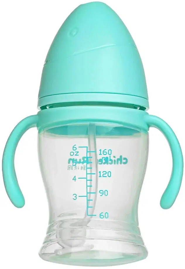 Бутылочка с ручками, 160 мл, голубая, Pituso