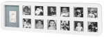 Рамочка на 12 фотографий "Первый год"; белый