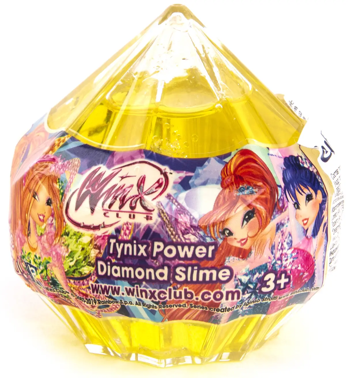 Слайм Winx Club 3Д "Магия Тайникс" Стелла, желтый