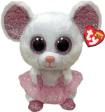 Фотография товара Мягкая игрушка TY Beanie Boo's NINA  Мышь балерина Nina 25 см