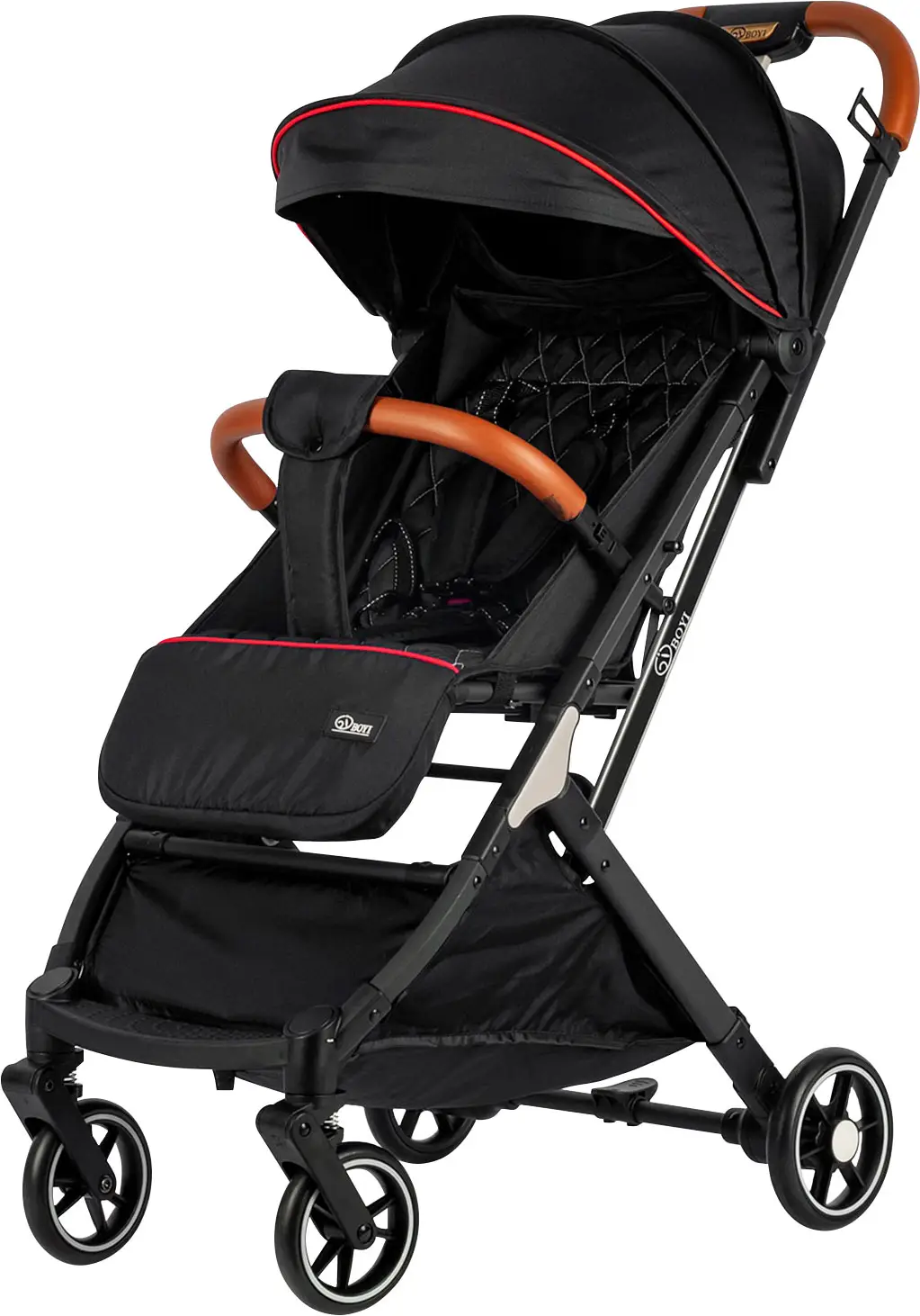 Прогулочная коляска Boyi Black