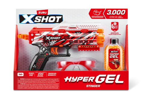 Фотография товара Икс Шот Бластер HYPER GEL STINGER с акс. X-SHOT