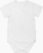 Фотография товара Комбинезон Боди Кимоно Фабрика Бамбук белый, 68