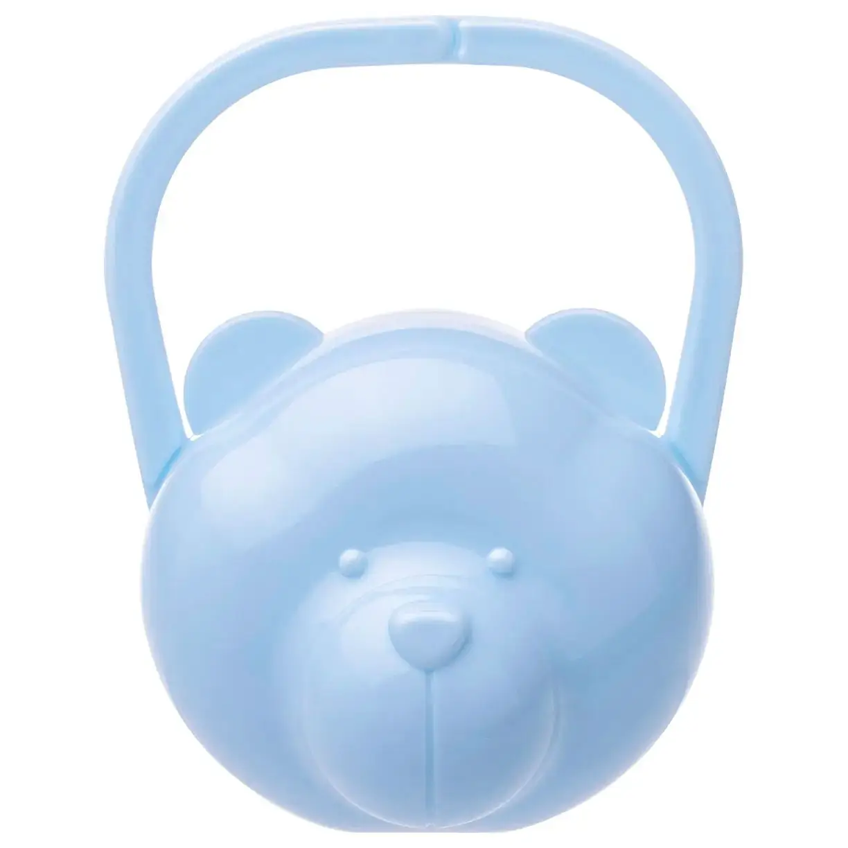 Футляр для детской пустышки Мишка, светло-голубой