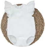 Фотография товара Боди с крылышками KiDi Kids, муслин, молоко, р. 20 рост 62-68 см