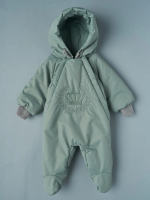 Фотография товара Комбез осенний на 2 молниях Little Star Корона мембрана, ментоловый 68