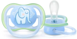 Фотография товара Пустышка Philips Avent Ultta Air слоник, голубая