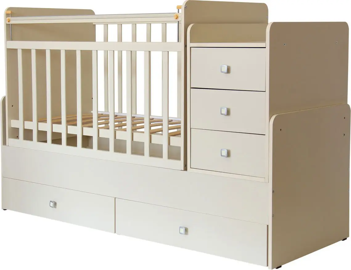 Кровать детская Фея 1100 слоновая кость