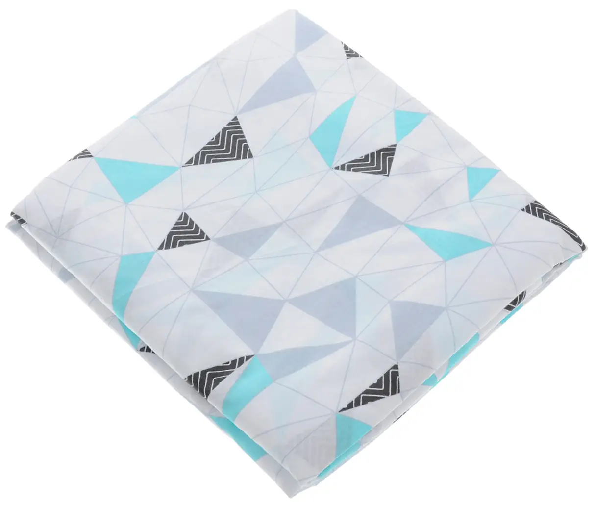 Пододеяльник AmaroBaby Exclusive Soft Collection Треугольники на молнии 147х112 см