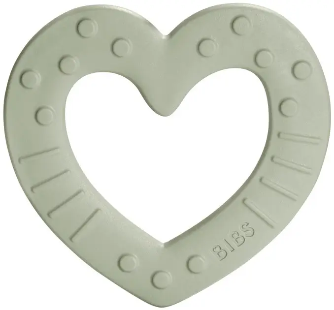 Прорезыватель Bibs Baby Bitie Heart Sage