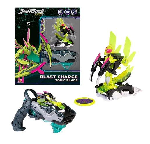 Дикие Скричеры. Игровой набор Бласт Чардж Соник Блейд S5. ТМ Screechers Wild