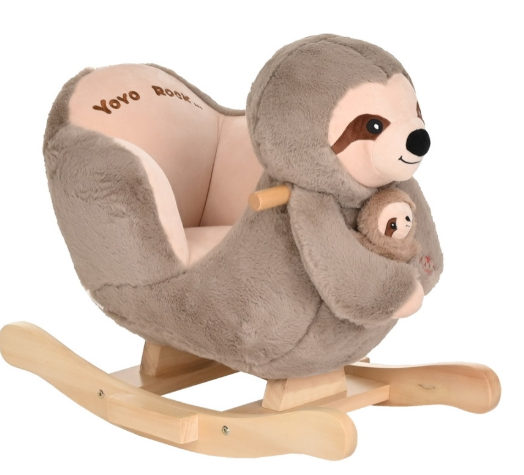 Фотография товара PITUSO Качалка (с сиденьем) Дино+игрушка, плюш.,муз.,Зеленый, 61*32*52см