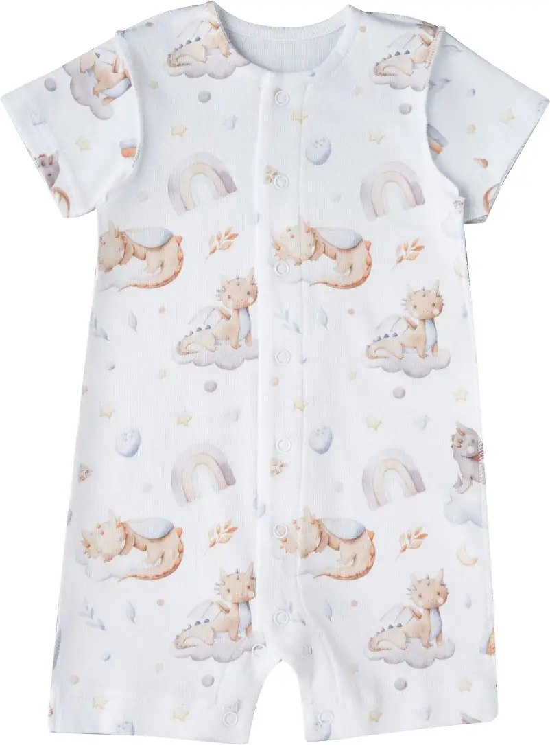 Песочник Динозаврики, белый, р. 80