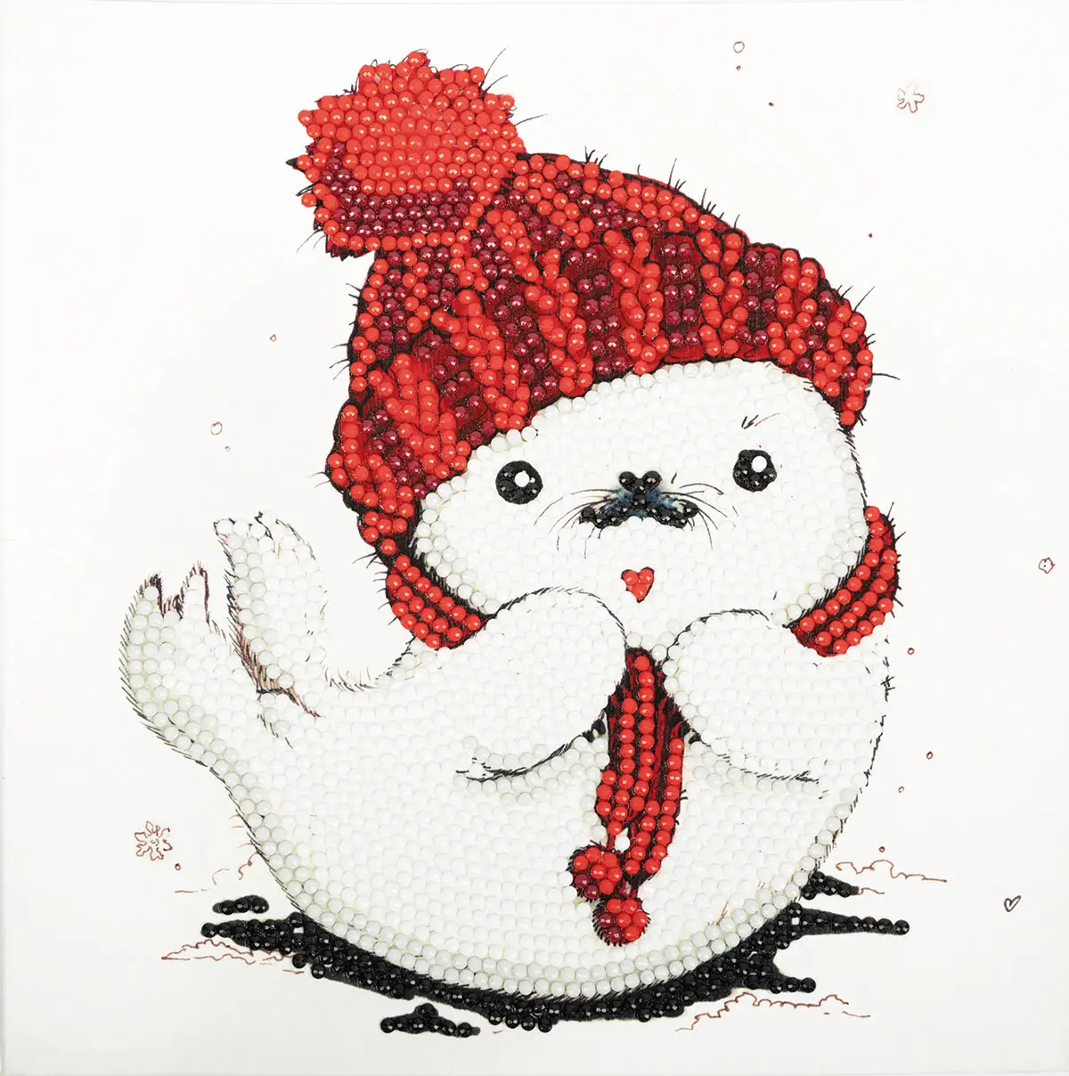 Кристальная мозаика Фрея постер Белёк, 20x20 см