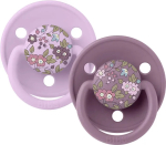 Фотография товара Набор пустышек силиконовых Bibs Liberty De Lux, Chamomile Lawn Mauve, 2 шт