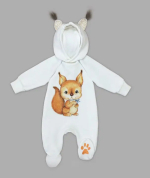 Комбез термобельё Белочка хлопок с начёсом крем 74 Комбез термобельё Белочка хлопок с начёсом крем 74