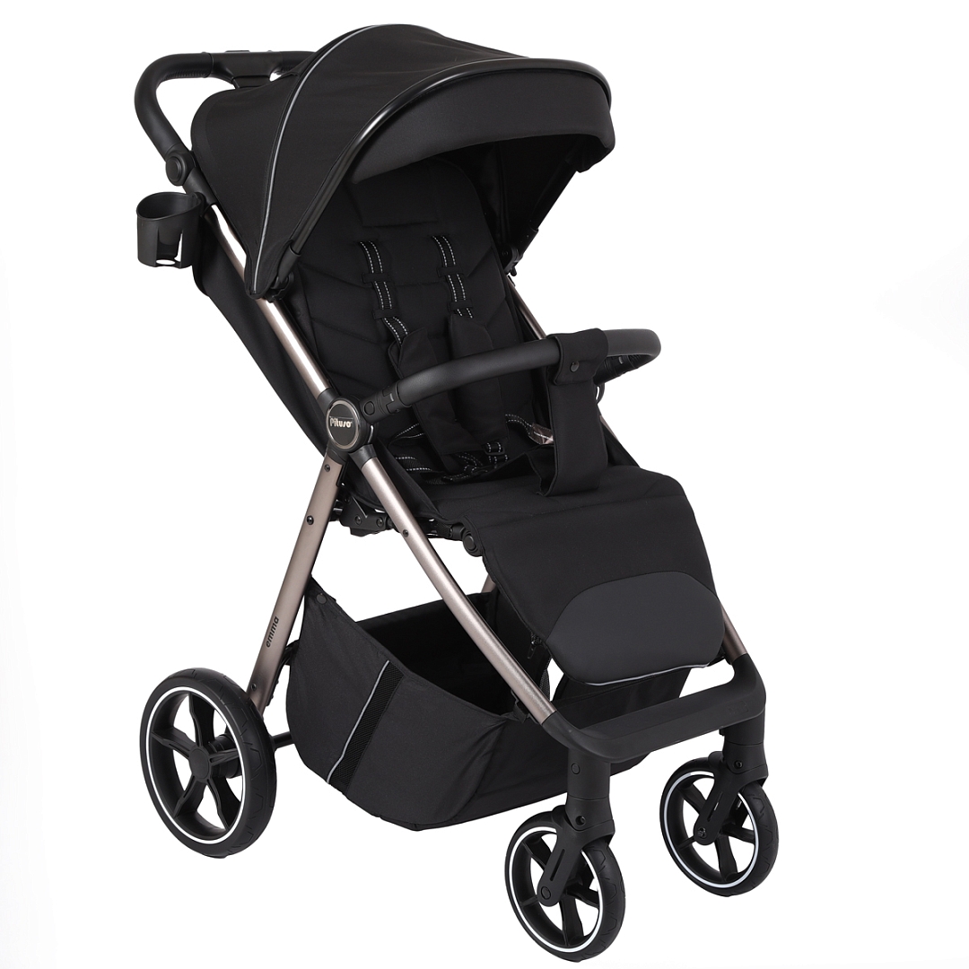 Коляска детская Pituso EMMA прогулочная, Черная