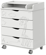 Фотография товара Комод Pituso Жирафик белый