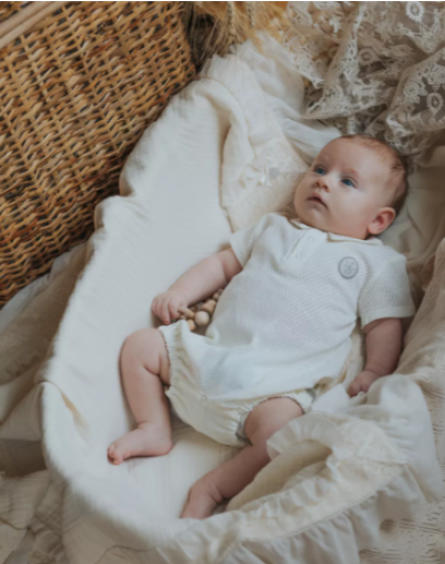 Фотография товара Комбинезон (песочник) цв. экрю, р. 56-36 - 86-52 (цв. экрю, р. 62-40)