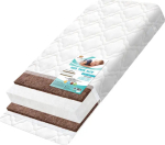 Фотография товара Матрас Kids Twin ALOE 160x80, стеганый трикотаж Алое белый