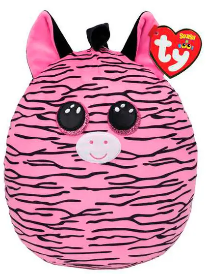 Игрушка-сквиш Squish A Boos TY Зебра Zoey 35 см