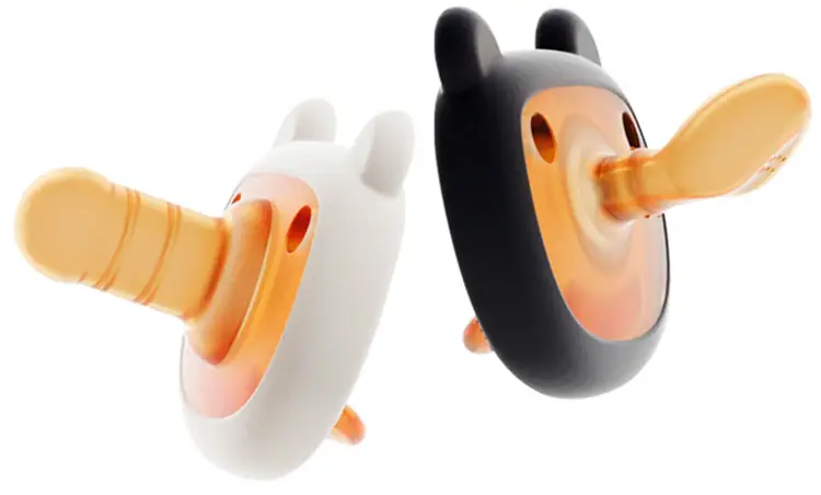 Набор пустышек День и ночь Heorshe Day & night pacificer Grey package 2 штуки