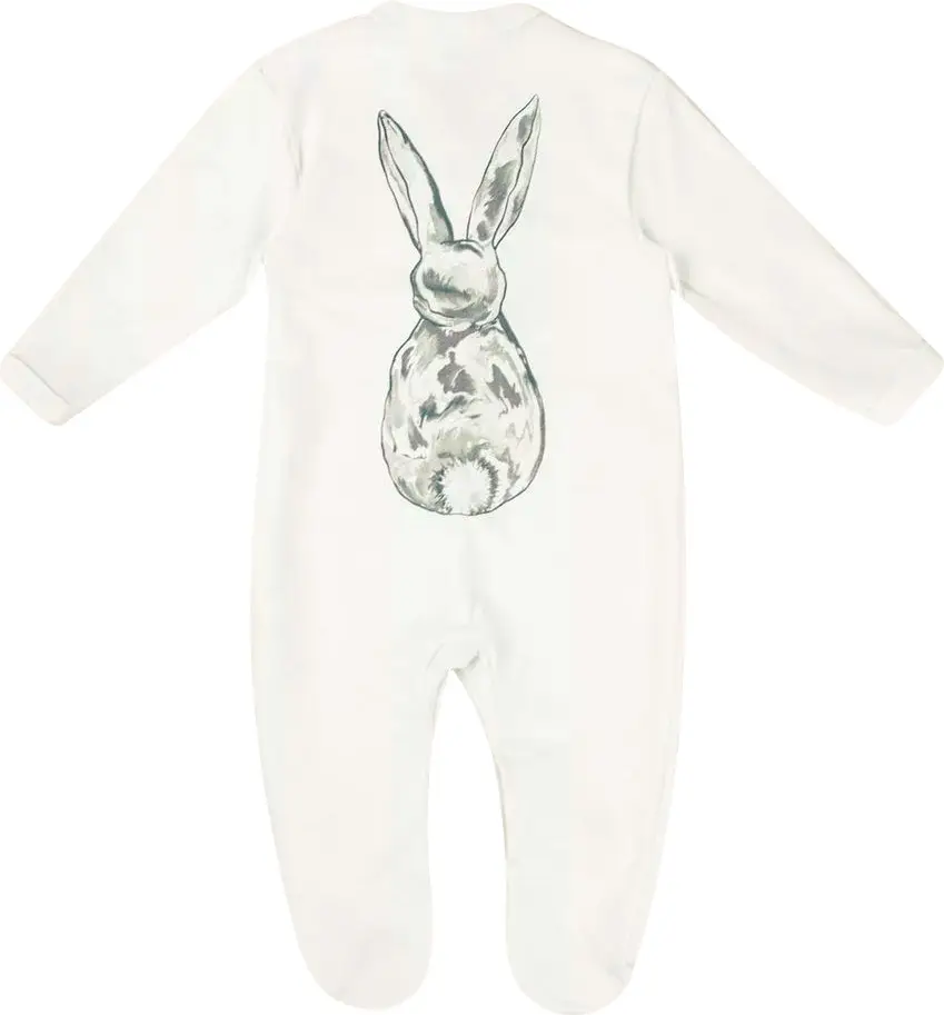 Комбинезон-слип детский Amarobaby Animals Зайка молочный 74