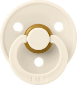 Фотография товара Пустышка латексная Bibs Colour Symmetrical - Ivory, от 6 месяцев