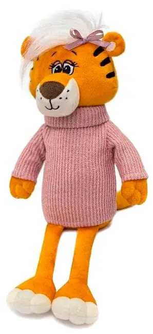 Мягкая игрушка Символ года 2022 KULT Symbol 2022 Тигрица Марни в розовом свитере 25 см