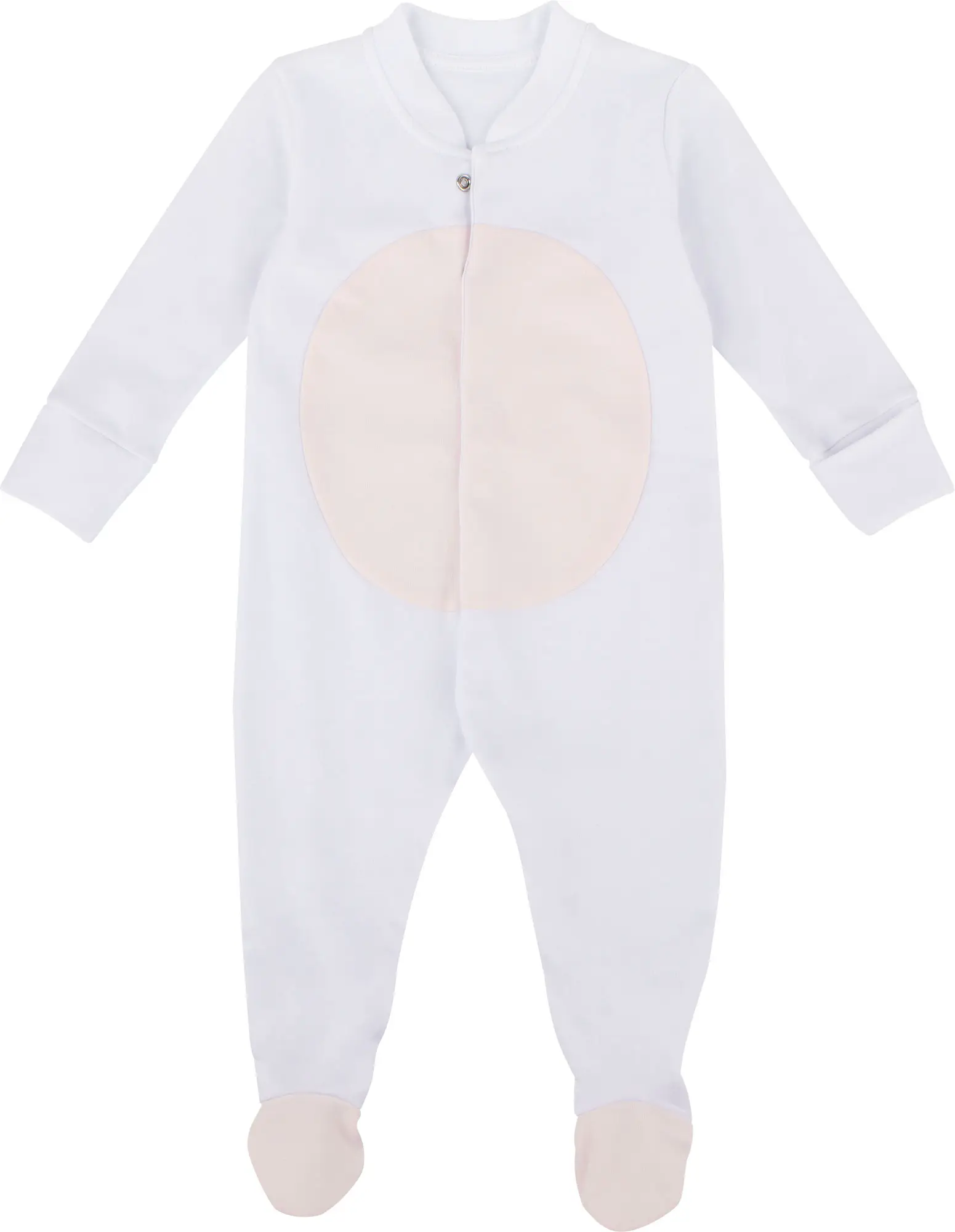 Комбинезон с шапочкой-котелком Little Star Заинька – розовый животик 74